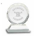 Round Crystal Award (3.5"x5")